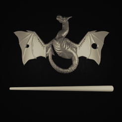 InShot_20230531_130648720.gif Archivo STL horquilla dragón・Modelo para descargar y imprimir en 3D