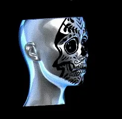 vase-pot-muerte.gif Fichier STL vase pot femme type mexicain muerte deco design・Design pour impression 3D à télécharger, koncept-3d