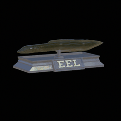 Eel-model.gif Fichier STL gratuit statue d'anguille poisson texture détaillée pour impression 3d・Plan à télécharger et à imprimer en 3D
