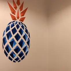 pineapple.gif Geometric Pineapple wall art1