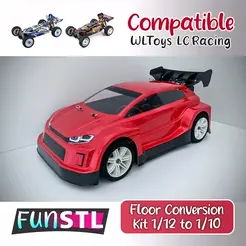 funstl-wltoys-floor-conversion-kit-video.gif FUNSTL - WLToys LC Racing, Floor Conversion Kit 1/12 to 1/10