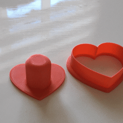 Heart Clay/cookie/polimer clay cutter, Dsignrcmc