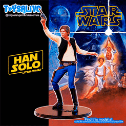 HanSolo_Gif01.gif Han Solo Stl 3d print Model