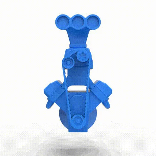 Engine.gif Diecast model V8 engine Scale 1:24