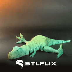 j i Ss aun ep STL-Datei T-Rex・Modell zum Herunterladen und 3D-Drucken, STLFLIX
