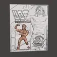 GIF.gif WWF HASBRO HASBRO RICK RUDE THE AFFECTIONATE BLISTER CARD WWE WCW AEW ECW