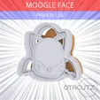 Moogle_Face~PRIVATE_USE_CULTS3D_OTACUTZ.gif Moogle Face Cookie Cutter / FF