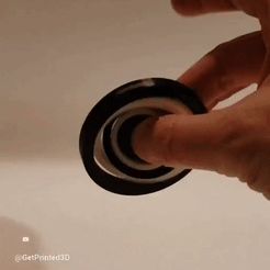 2Way-gyro-Fidget-Gif-Video.gif STL file 2 Way Gyroscope Fidget Spinner Toy for Fun Anxiety Relief Print-in-Place・Model to download and 3D print