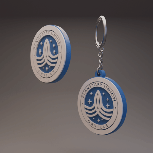 Orville - Keychain and Coin/Badge