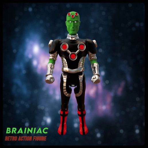 BRAINIAC-VIDEO.mp4 Brainiac Retro Action Figure