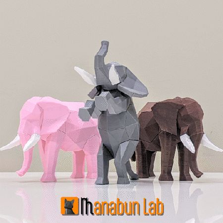elephant_gif.gif 🐘Low Poly Elephant Puzzle