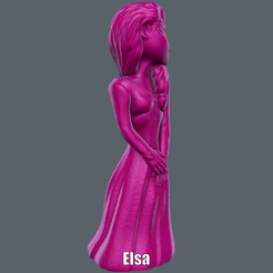 Elsa.gif Fichier STL Elsa (Impression facile sans support)・Idée pour impression 3D à télécharger, Alsamen
