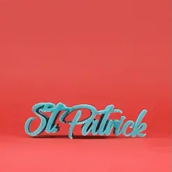 ezgif.com-optimize-2.gif STL file Text Flip: St.Patrick - Clover・3D printing idea to download