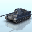 GIF-V04.gif Fichier STL Panzer VI Tiger II Königstiger (Henschel turret) - WW2 German Flames of War Bolt Action 15mm 20mm 25mm 28mm 32mm・Objet imprimable en 3D à télécharger, Hartolia-Miniatures