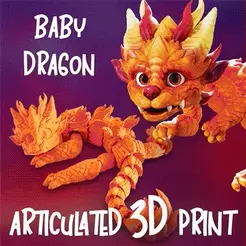 PNY eo) iS FLEXI Baby Dragon Articulated