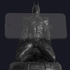 Batman.gif STL-Datei Batman Telefonhalter・Vorlage für 3D-Druck zum herunterladen, Tarmas3d