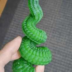 snake.gif Archivo STL gratis SERPIENTE SPIRE・Objeto imprimible en 3D para descargar