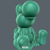 Yoshi.gif Télécharger fichier STL Yoshi (Impression facile sans support) • Objet pour impression 3D, Alsamen