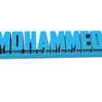 Mohammed.gif Mohammed Name Desk Plate