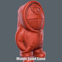 Minion-Squid-Game.gif Fichier STL Minion Squid Game(Easy print no support)・Modèle à télécharger et à imprimer en 3D