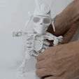 3-Samurai.gif Download free file Dancing Skeleton - Accessories • 3D printable object, DancingToys