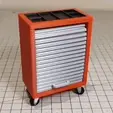 01.gif 1/10 Scale Rolling Tool Cabinet With Sliding Door