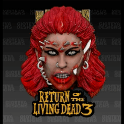 LIVING3.gif STL file Return of The Living Dead 3 Julie Walker・3D printable design to download, GioteyaDesigns
