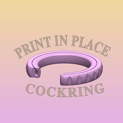 ezgif.com-video-to-gif.gif Free STL file Cockring Print In Place・3D printable model to download