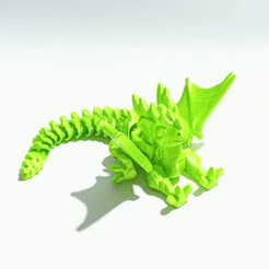 portada-dragoncito.gif STL file Flexi Dragon Legend・3D print design to download