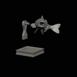 render-3.gif Largemouth Bass / Micropterus salmoides fish in motion trophy statue detailed texture for 3d printing