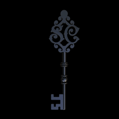 ezgif.com-gif-maker.gif STL file Christmas Key - V7・Design to download and 3D print, JuniorKA