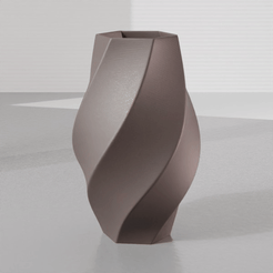 ezgif-5-1a9b96e4f3.gif Файл STL Ваза 0023 - Ваза для витых конфет・3D-печатная модель для загрузки