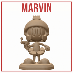 Red-Beige-Modern-Minimal-Product-Mockup-Instagram-Post-1080 × 1080 px.gif Archivo STL MARVIN EL MARCIANO LOONEY TUNES MARVIN THE MARTIAN・Diseño de impresión en 3D para descargar