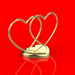 2-coeurs-coussin-coeur.gif Fichier STL Welded hearts - coeurs soudés・Design pour imprimante 3D à télécharger