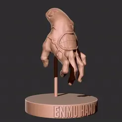 1.gif Enmu Hand Demon Slayer 3D Print model