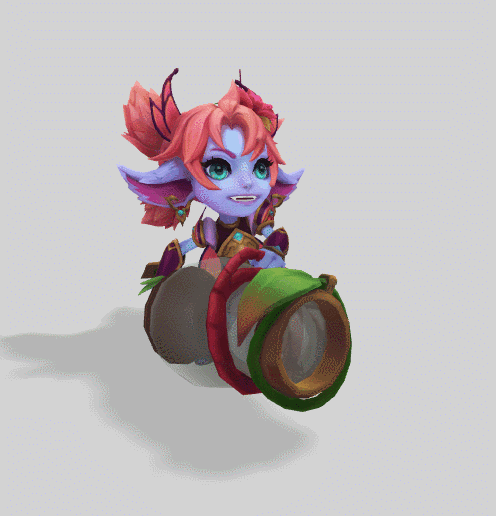 Faerie Court Tristana League of Legends 3D print model 3D model