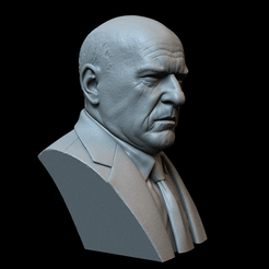 HankTurnaround.gif 3D file Hank Schrader (Dean Norris) from Breaking Bad・Template to download and 3D print, sidnaique