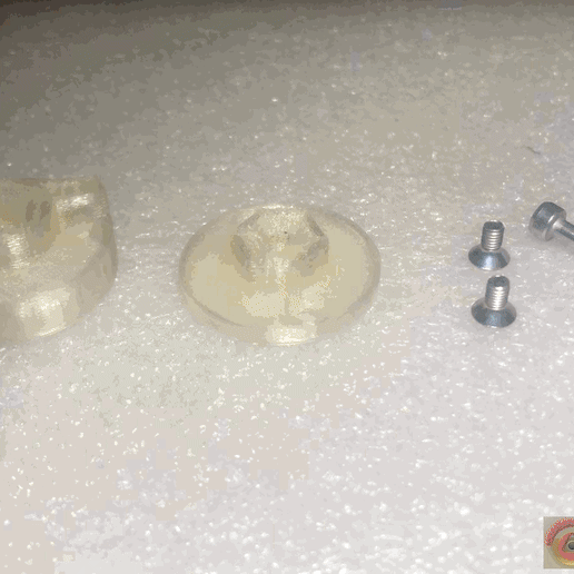 Sanwa MT44 radio - Steering Wheel Adapter for 12 mm Hex 3D model