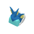 gif_vaporeon.gif Vaporeon Pokemon - Keycap 3D mechanical keyboard - Eeveelutions
