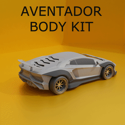 Untitled-5.gif Download STL file *ON SALE* LAMBORGHINI AVENTADOR BODY KIT (2 versions included)- 19SEPT-03 • Model to 3D print, Pixel3D