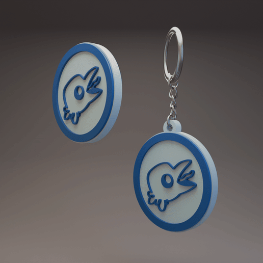 Cultist - Slay the Spire - Keychain and Coin/Badge