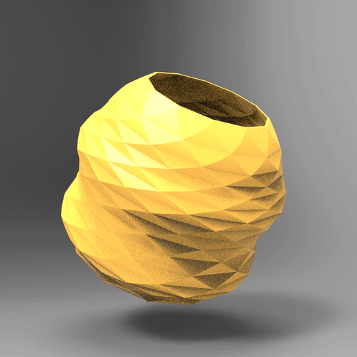 untitled.2042.gif pot pencil pot container office tool origami geometric faceted geometric tool