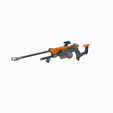 Ghoul_4163_1080x1080_GIF.gif Ana Sniper Rifle - Overwatch - Printable 3d model - STL + CAD bundle - 3 SKINS - Commercial Use