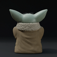 Standing-Grogu-Bowl-360-GIF.gif Standing Grogu - Bowl - 3D Print Files
