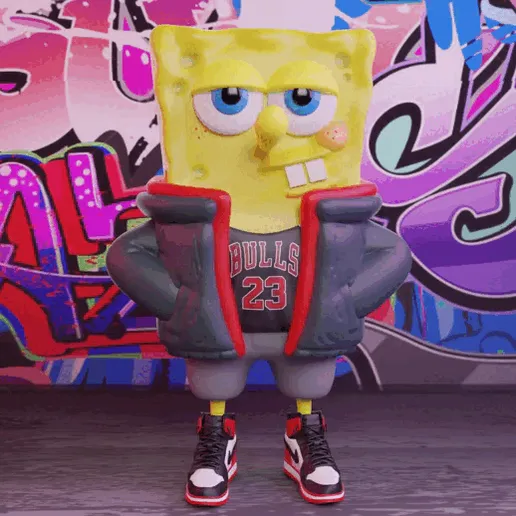 Render-Bob-Esponja-Urban-Style.gif SpongeBob Urban Style (SpongeBob Urban Style)