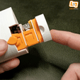 vid5.gif Archivo 3D Estuche de anillo: una gota de amor (3-4 anillos - 1U)・Objeto de impresión 3D para descargar