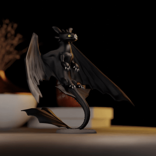 🎨 Toothless Fan Art・ STL File for 3D printing・Cults