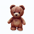 tinywow_VID_32578990-1.gif TEDDY 3D MODEL - 3D PRINTING - OBJ - FBX - 3D PROJECT BEAR CREATE AND GAME TOY  TEDDY PET TEDDY KID CHILD SCHOOL  PET