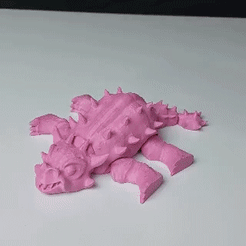 01.gif STL file Articulated Anky (Ankylosaurus) Print-in-place・3D print design to download