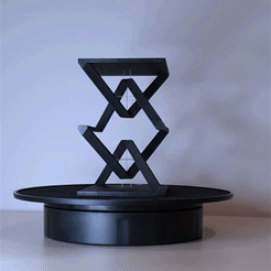 Hnet-image-15.gif STL file Arrow Tensegrity Table - print in place・3D print object to download